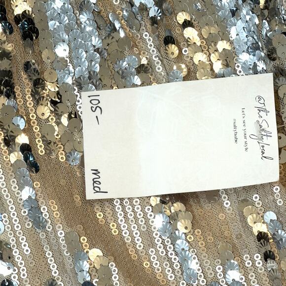 By Together Shift Dress M Star of the Night Sequin Party Cocktail NYE new Years - Picture 3 of 5